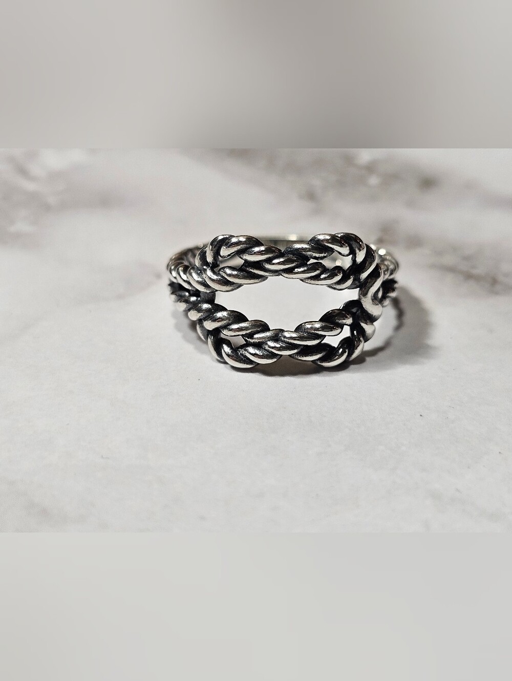 Carolyn Pollack Sterling American West rope Ring